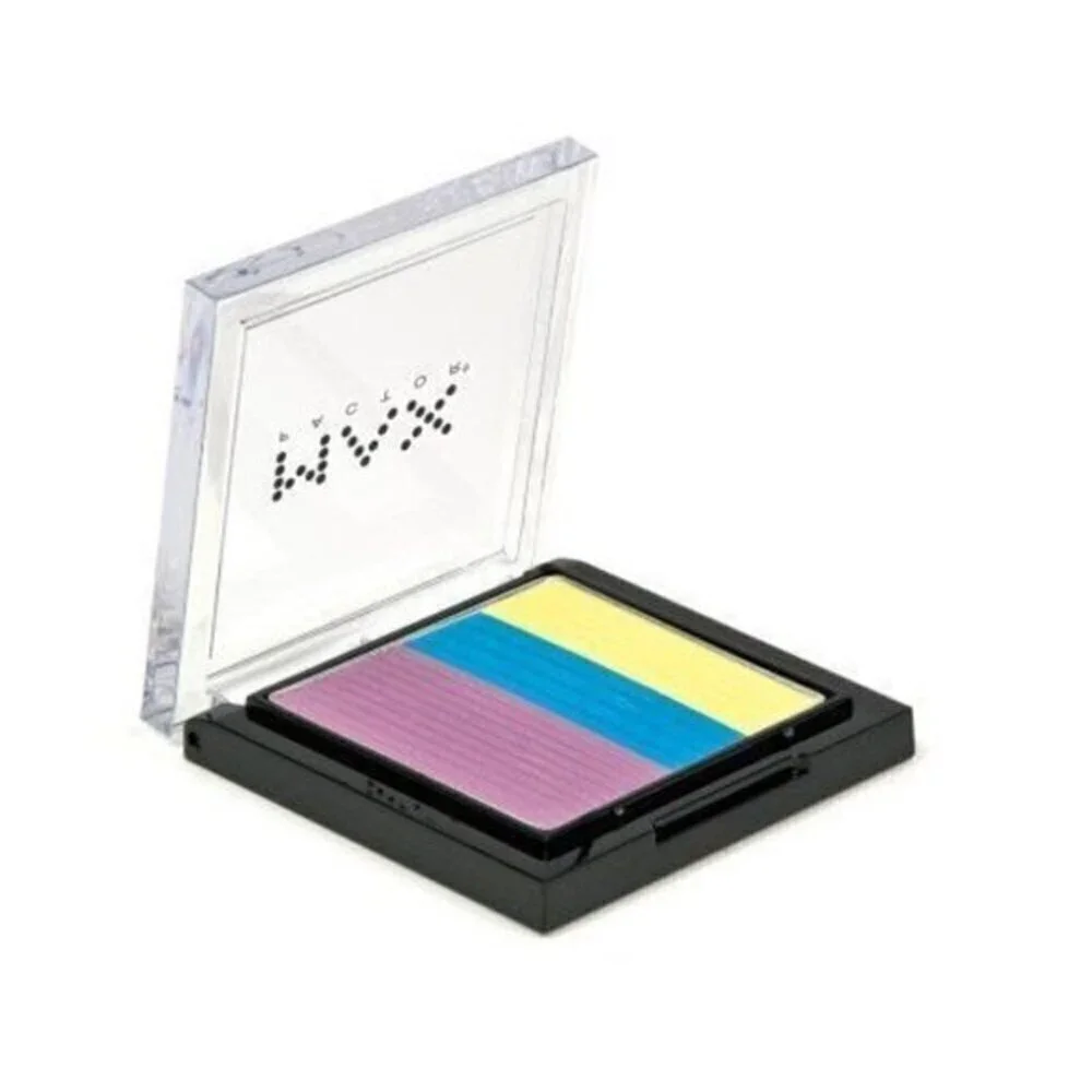 Max Factor Eye Shadow Trio African Violet Purple Yellow Blue, Bundle of 2